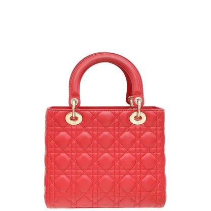 Dior Lady Dior Leather Handbag Style 55 Rovelle Bags