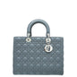 Christian Dior Grey Lady Dior Large Bag Rovelle Bags