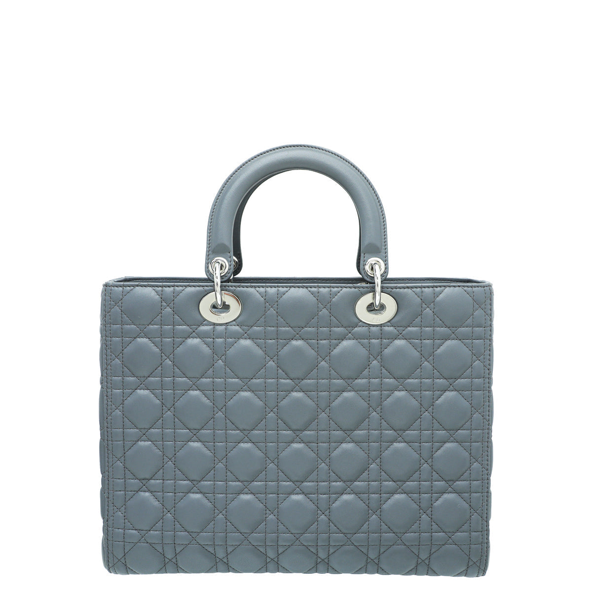 Christian Dior Grey Lady Dior Large Bag Rovelle Bags