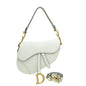 Christian Dior White Saddle Bag Medium Rovelle Bags