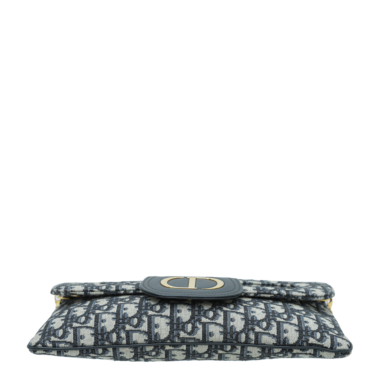 Christian Dior Blue Oblique Diordouble Chain Clutch Bag Rovelle Bags