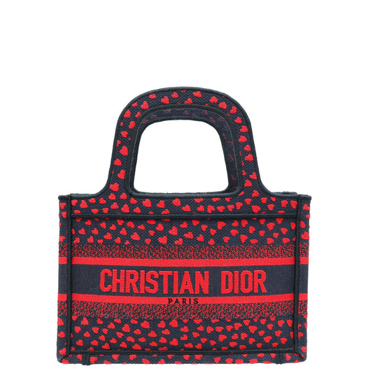 Christian Dior Bicolor I Love Paris Mini Book Tote Bag Rovelle Bags