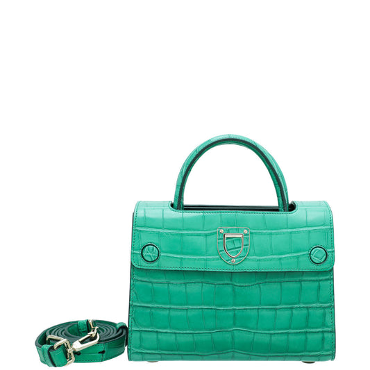 Christian Dior Green Alligator Diorever Mini Bag Rovelle Bags