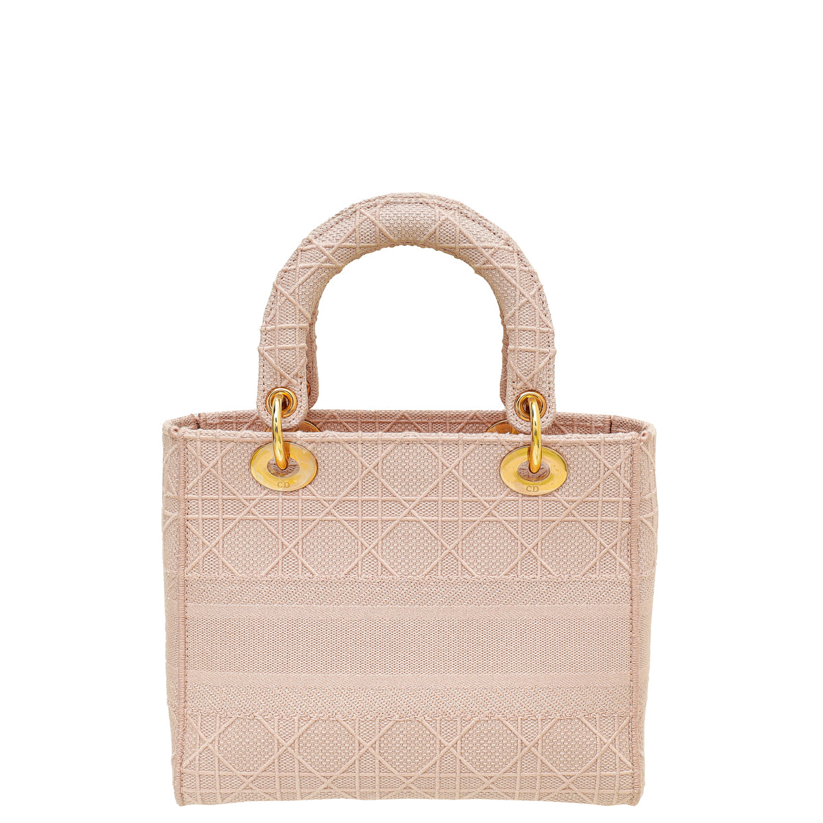 Christian Dior Rosewood Lady D-Lite Cannage Embroidery Medium Bag Rovelle Bags