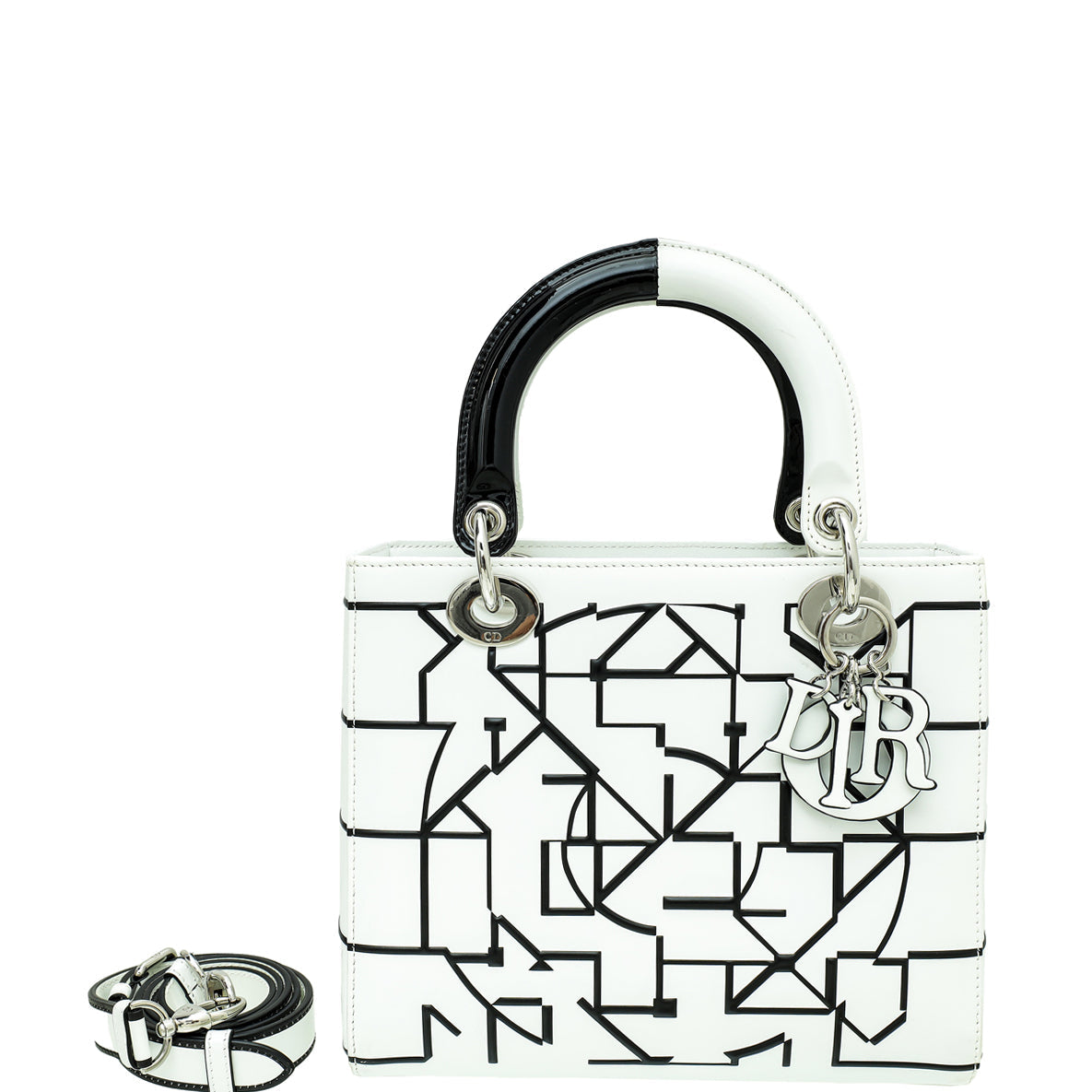 Christian Dior Bicolor Lady Dior Eduardo Terrazas Medium Bag Rovelle Bags