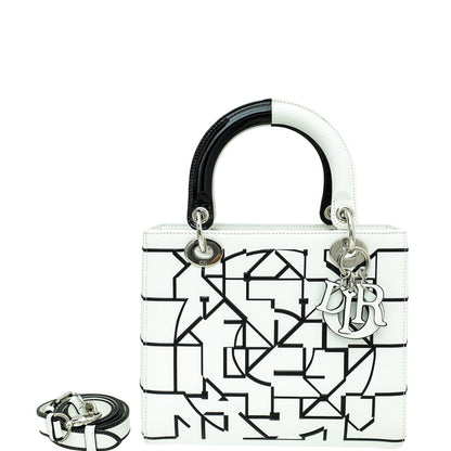 Christian Dior Bicolor Lady Dior Eduardo Terrazas Medium Bag Rovelle Bags