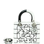 Christian Dior Bicolor Lady Dior Eduardo Terrazas Medium Bag Rovelle Bags
