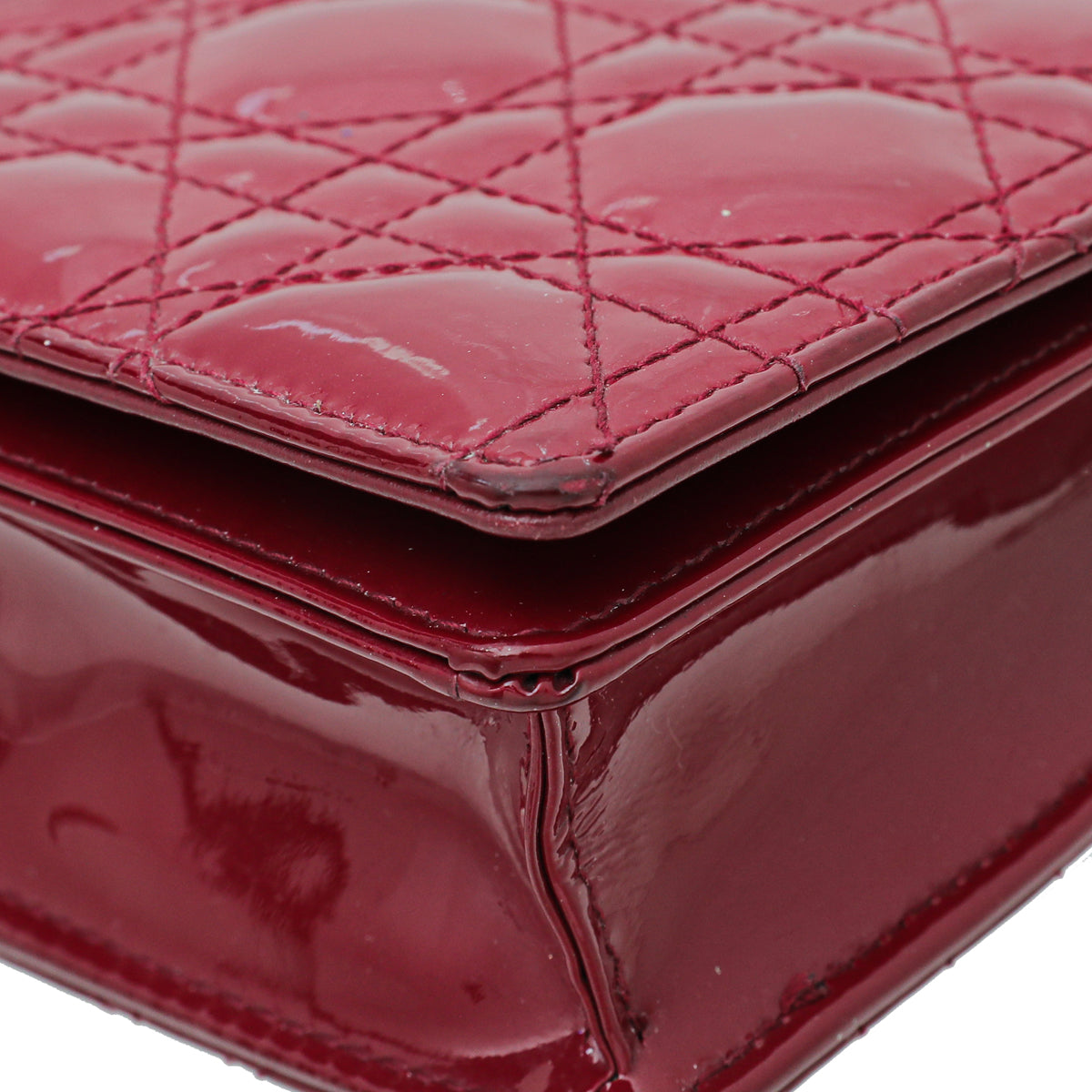 Christian Dior Cherry Lady Dior Chain Pouch Rovelle Bags