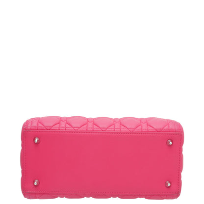 Christian Dior Hot Pink Lady Dior Medium Bag Rovelle Bags