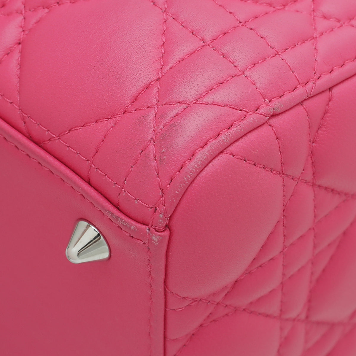 Christian Dior Hot Pink Lady Dior Medium Bag Rovelle Bags