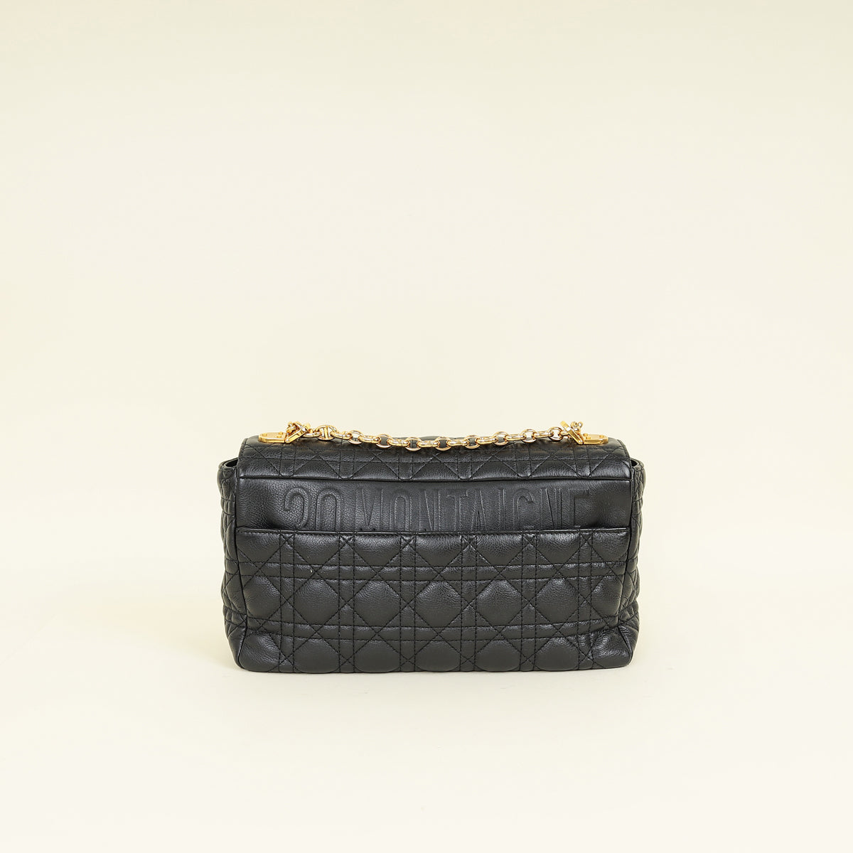 Dior Caro Cannage Black Shoulder Bag Cannage Rovelle Bags