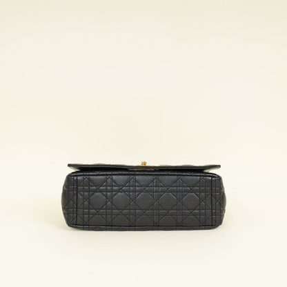 Dior Caro Cannage Black Shoulder Bag Cannage Rovelle Bags
