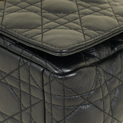Dior Caro Cannage Black Shoulder Bag Cannage Rovelle Bags