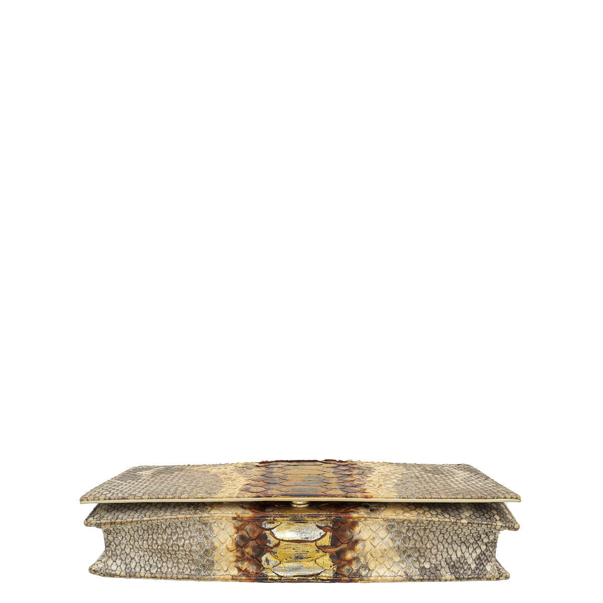 Christian Dior Natural Python Lady Dior Chain Clutch Rovelle Bags