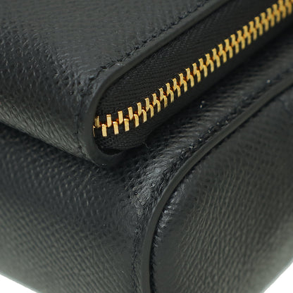Christian Dior Black Caro Double Pouch Rovelle Bags