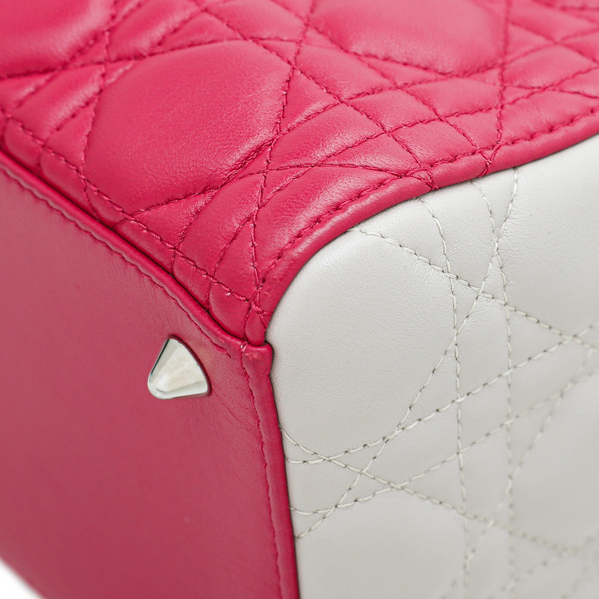 Christian Dior Bicolor Lady Dior Medium Bag Rovelle Bags