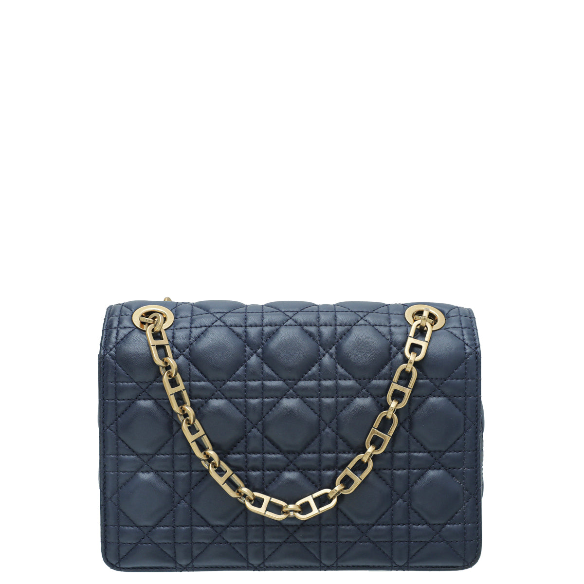 Christian Dior Navy Blue Miss Dior Lined Flap Chain Bag Rovelle Bags