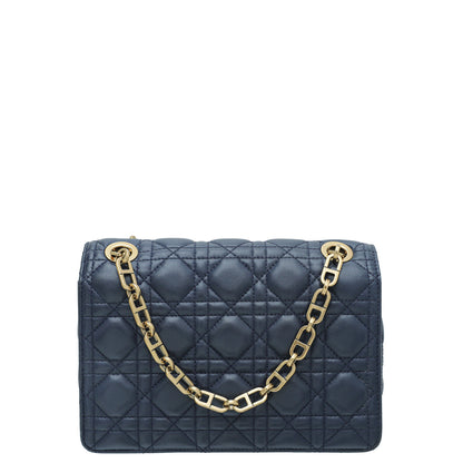 Christian Dior Navy Blue Miss Dior Lined Flap Chain Bag Rovelle Bags