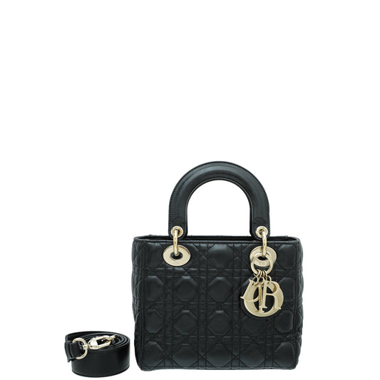 Christian Dior Black Lady Dior My Abcdior Small Bag Rovelle Bags