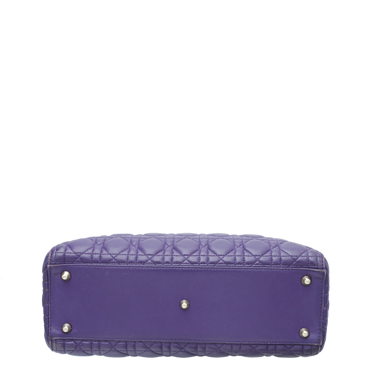 Christian Dior Violet Lady Dior Large Bag Rovelle Bags