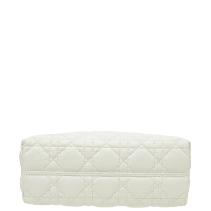 Christian Dior White Cannage Caro D-Cosy Bag Rovelle Bags