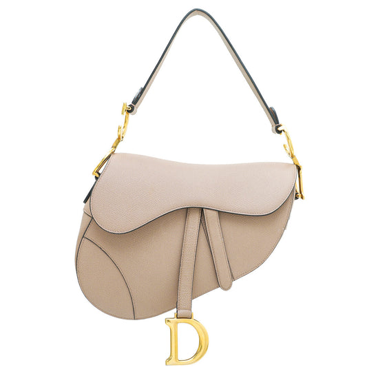 Christian Dior Dusty Pink Saddle Medium Bag Rovelle Bags