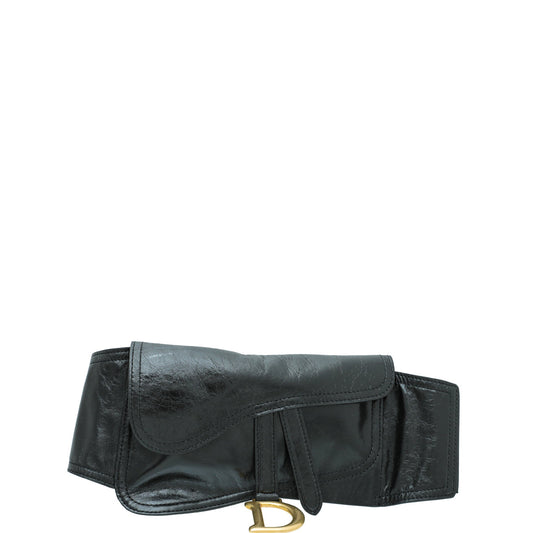 Christian Dior Black Saddle Belt Bag Rovelle Bags