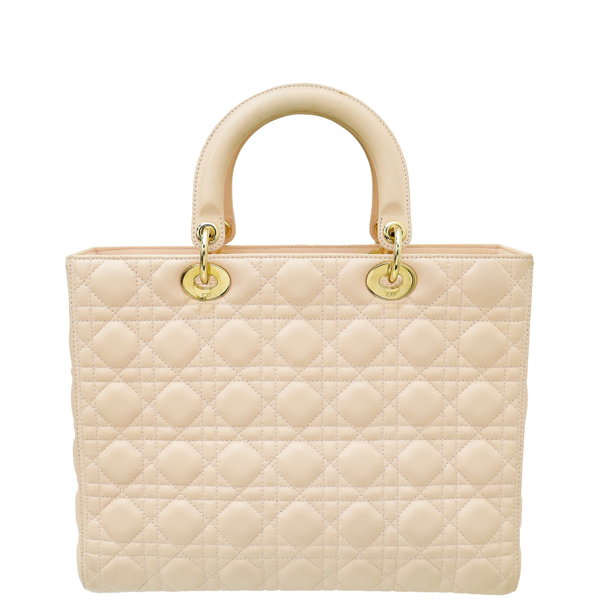 Christian Dior Light Pink Lady Dior Large Bag Rovelle Bags