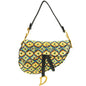 Christian Dior Multicolor Saddle All-Over Embroidered With Beads And Fringes Medium Bag Rovelle Bags