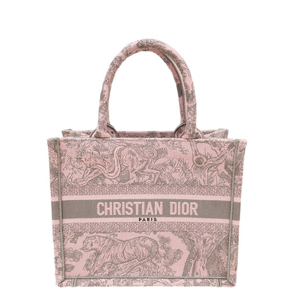 Christian Dior Toile De Jouy Embroidered Book Tote Small Bag Rovelle Bags