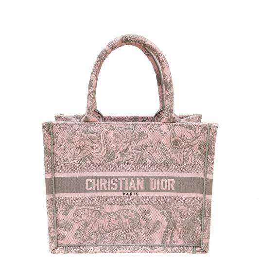 Christian Dior Toile De Jouy Embroidered Book Tote Small Bag Rovelle Bags