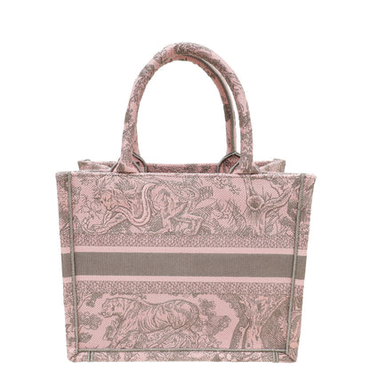 Christian Dior Toile De Jouy Embroidered Book Tote Small Bag Rovelle Bags