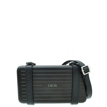 Christian Dior Black X Rimowa Personal Clutch Crossbody Bag Rovelle Bags