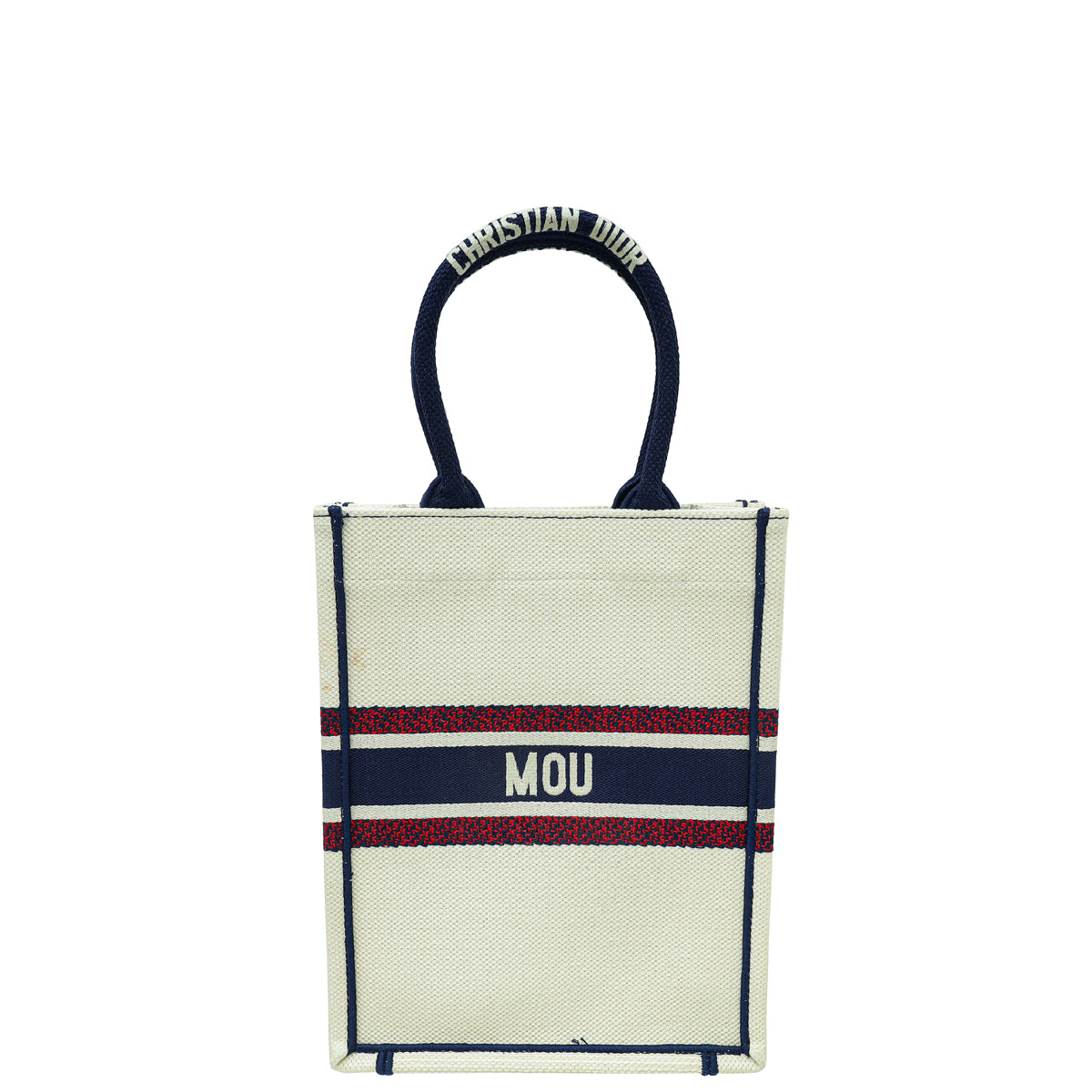 Christian Dior Tricolor Love Paris Vertical Book Tote Bag Rovelle Bags