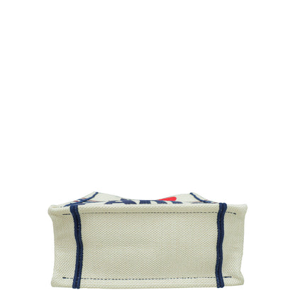 Christian Dior Tricolor Love Paris Vertical Book Tote Bag Rovelle Bags