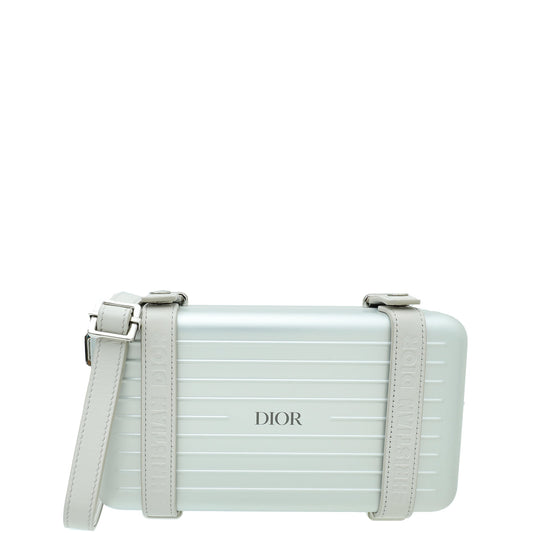 Christian Dior Gray X Rimowa Personal Clutch Crossbody Bag Rovelle Bags