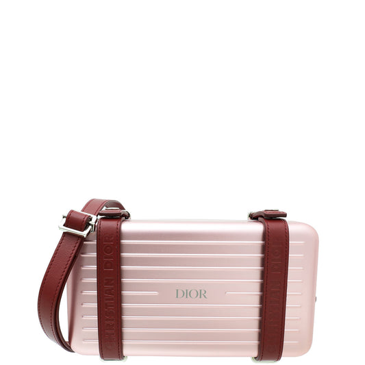 Christian Dior Bicolor X Rimowa Personal Clutch Crossbody Bag Rovelle Bags