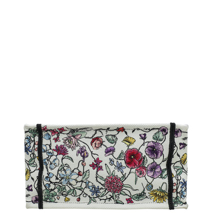 Christian Dior White Multicolor Book Tote Florilegio Embroidery Small Bag Rovelle Bags
