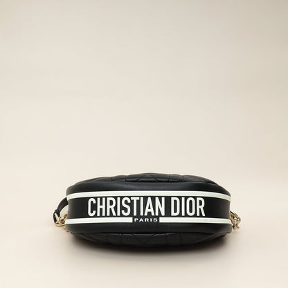 Christian Dior Black Cannage Small Dior Vibe Hobo Bag Rovelle Bags