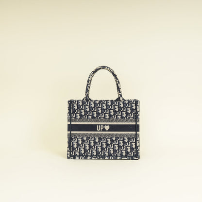 Dior Book Tote Oblique Blue Tote Bag Style 13 Rovelle Bags
