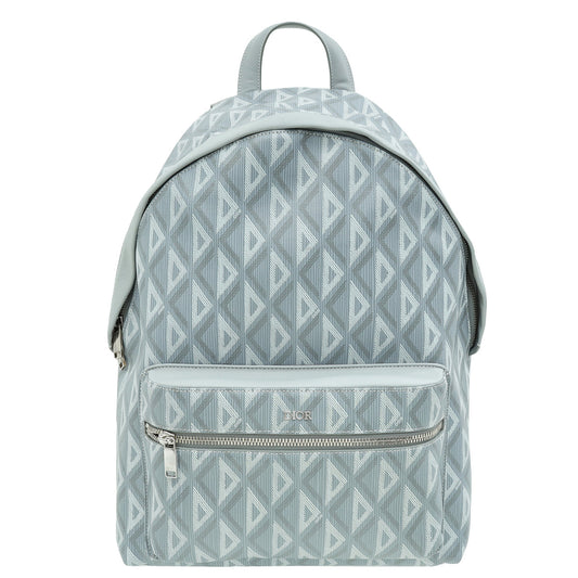 Christian Dior Grey Rider Zipped Backpack Bag Rovelle Bags