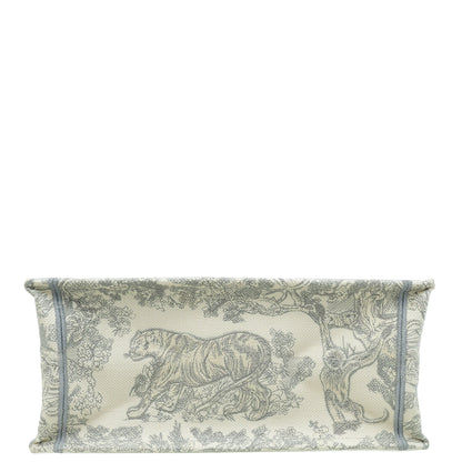 Christian Dior Grey Toile De Jouy Book Tote Medium Bag Rovelle Bags