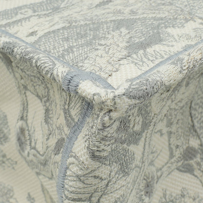 Christian Dior Grey Toile De Jouy Book Tote Medium Bag Rovelle Bags
