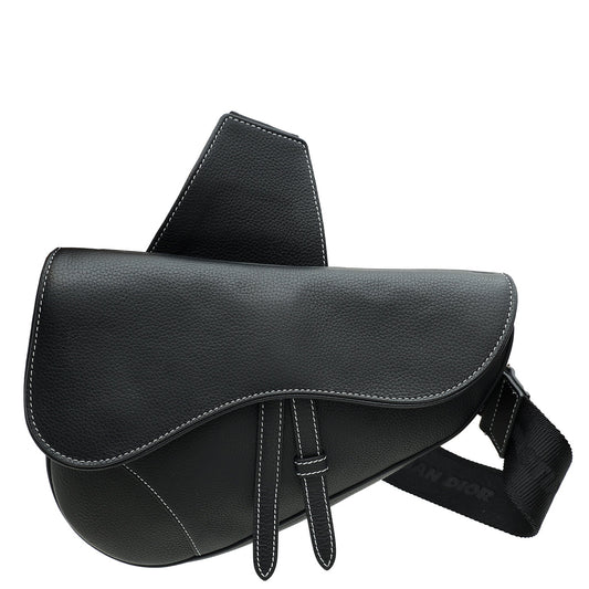 Christian Dior Black Saddle Crossbody Bag Rovelle Bags