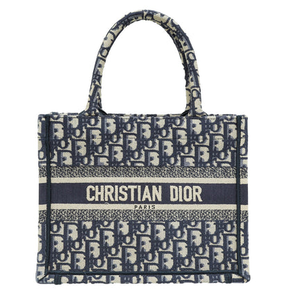 Christian Dior Navy Blue Oblique Book Tote Small Bag Rovelle Bags