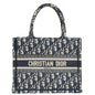 Christian Dior Navy Blue Oblique Book Tote Small Bag Rovelle Bags