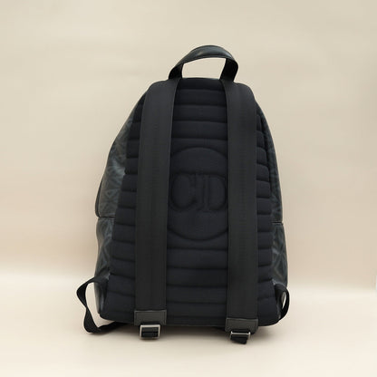 Christian Dior Bicolor Cd Diamond Print Rider Zipped Backpack Bag Rovelle Bags