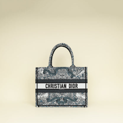 Christian Dior Tricolor Around The World Embroidered Book Medium Tote Bag Rovelle Bags