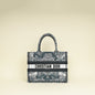 Christian Dior Tricolor Around The World Embroidered Book Medium Tote Bag Rovelle Bags