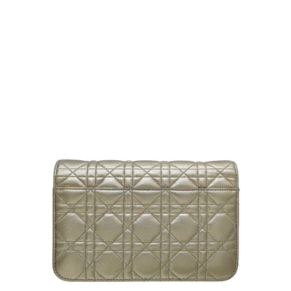 Christian Dior Metallic Gold Miss Dior Promenade Chain Pouch Rovelle Bags